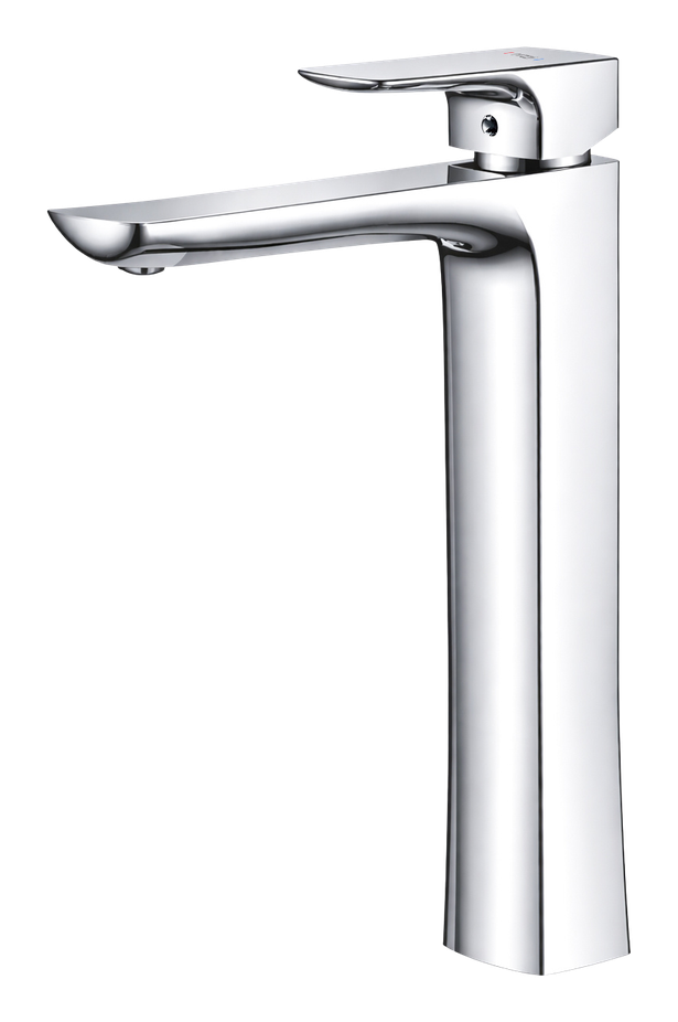 Ample Single lever High basin mixer — mirror chrome