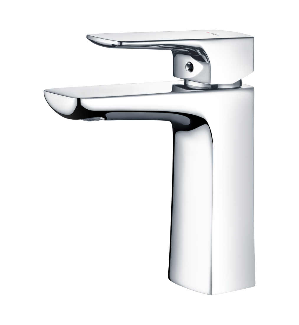 Ample Single lever basin mixer — mirror chrome