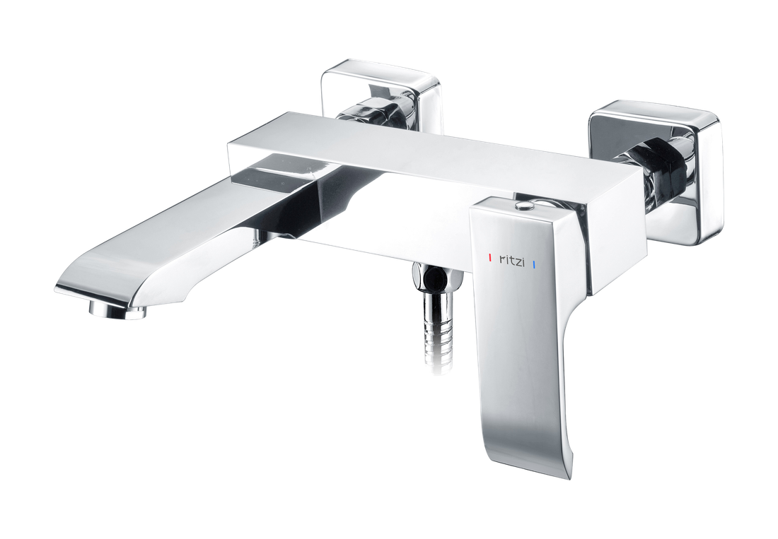 Dainty Single lever bathtub mixer — mirror chrome