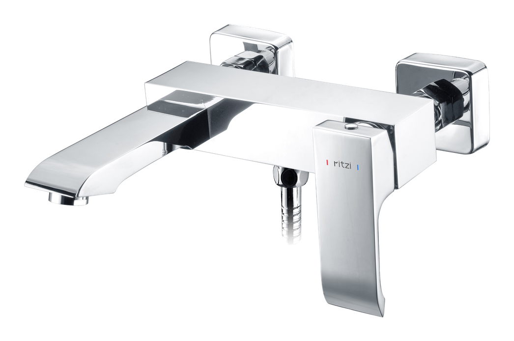 Dainty Single lever bathtub mixer — mirror chrome