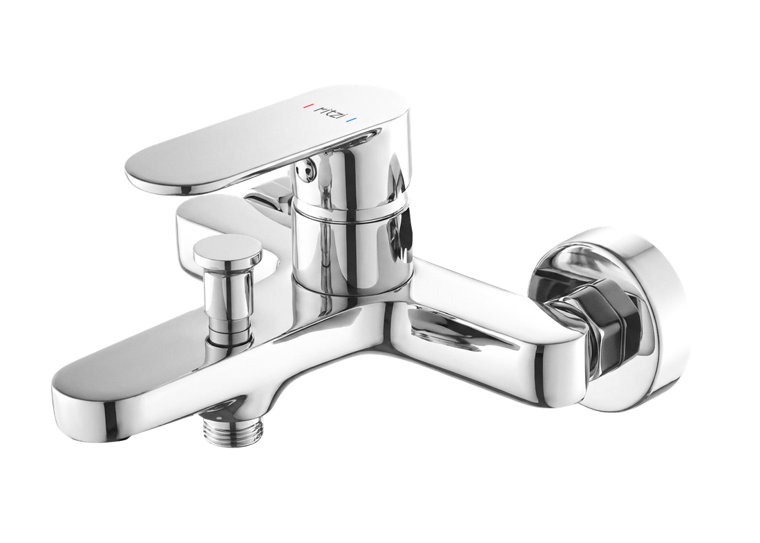 Dazzle Single lever bathtub mixer — mirror chrome