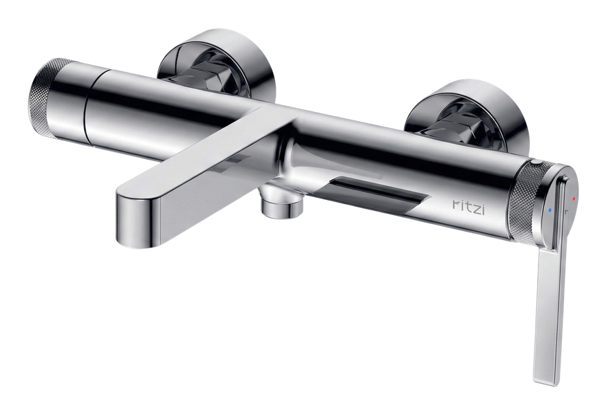 Glamour Single lever bathtub mixer — mirror chrome