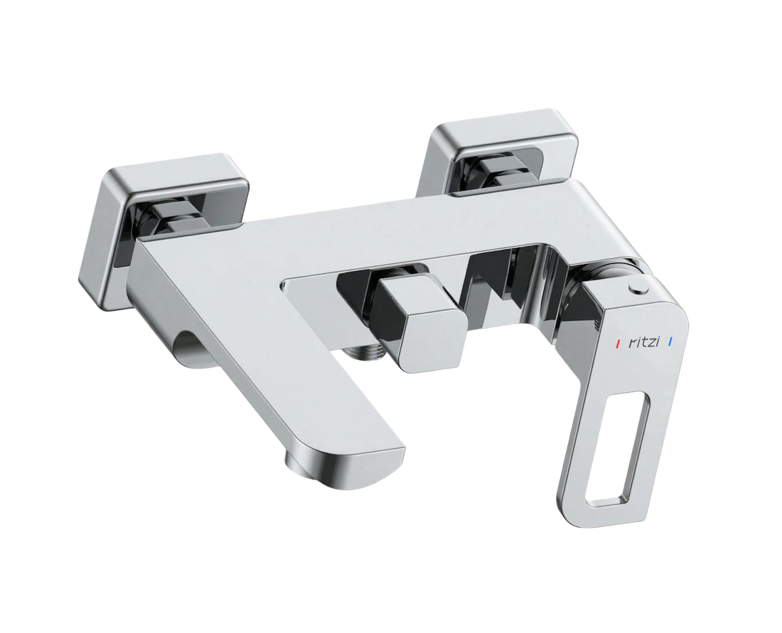 Lavish Single lever bathtub mixer — mirror chrome