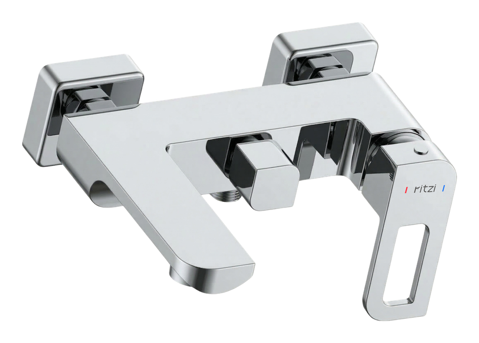 Lavish Single lever bathtub mixer — mirror chrome