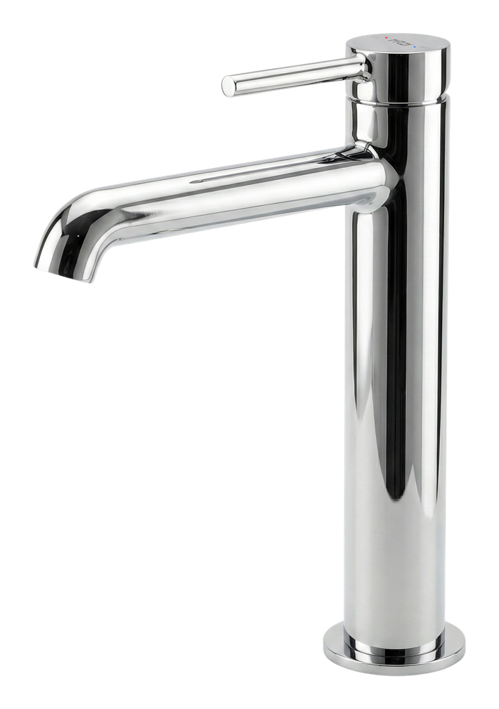 Ornate Single lever Medium basin mixer — mirror chrome