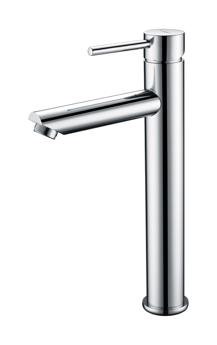 Plush Single lever High basin mixer — mirror chrome