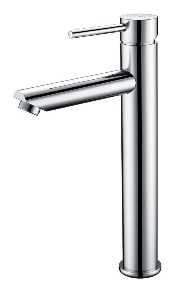Plush Single lever High basin mixer — mirror chrome