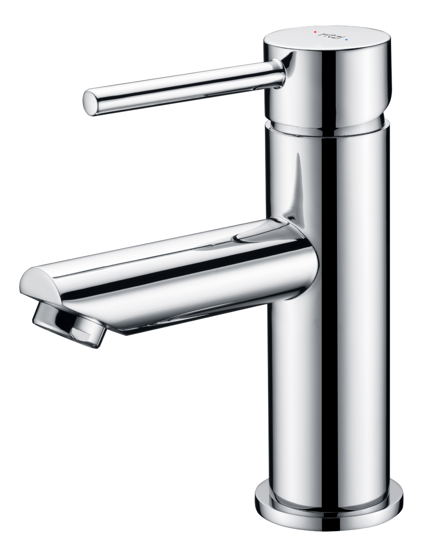 Plush Single lever basin mixer — mirror chrome
