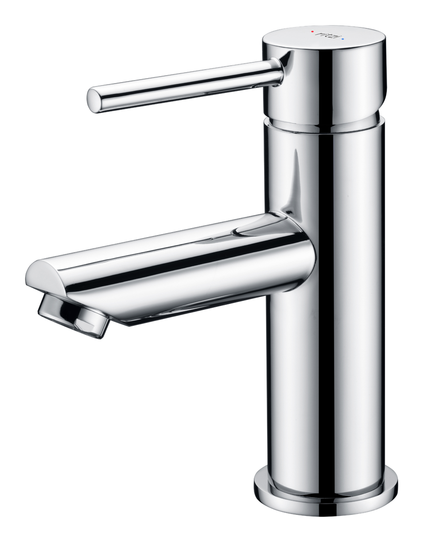 Plush Single lever basin mixer — mirror chrome