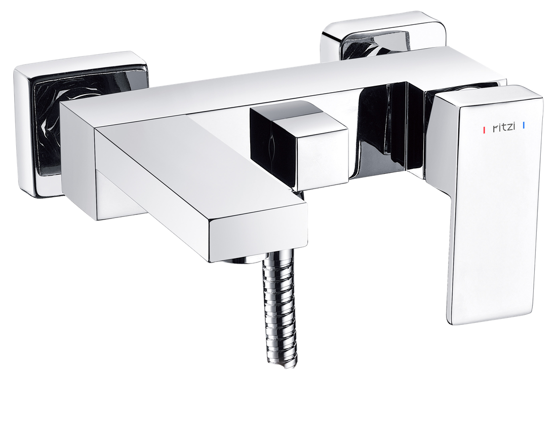 Posh Single lever bathtub mixer — mirror chrome