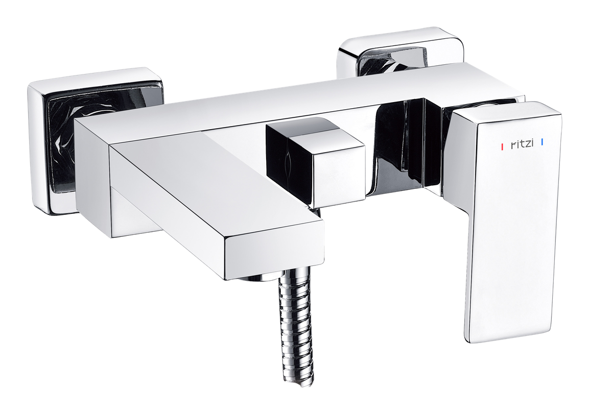 Posh Single lever bathtub mixer — mirror chrome