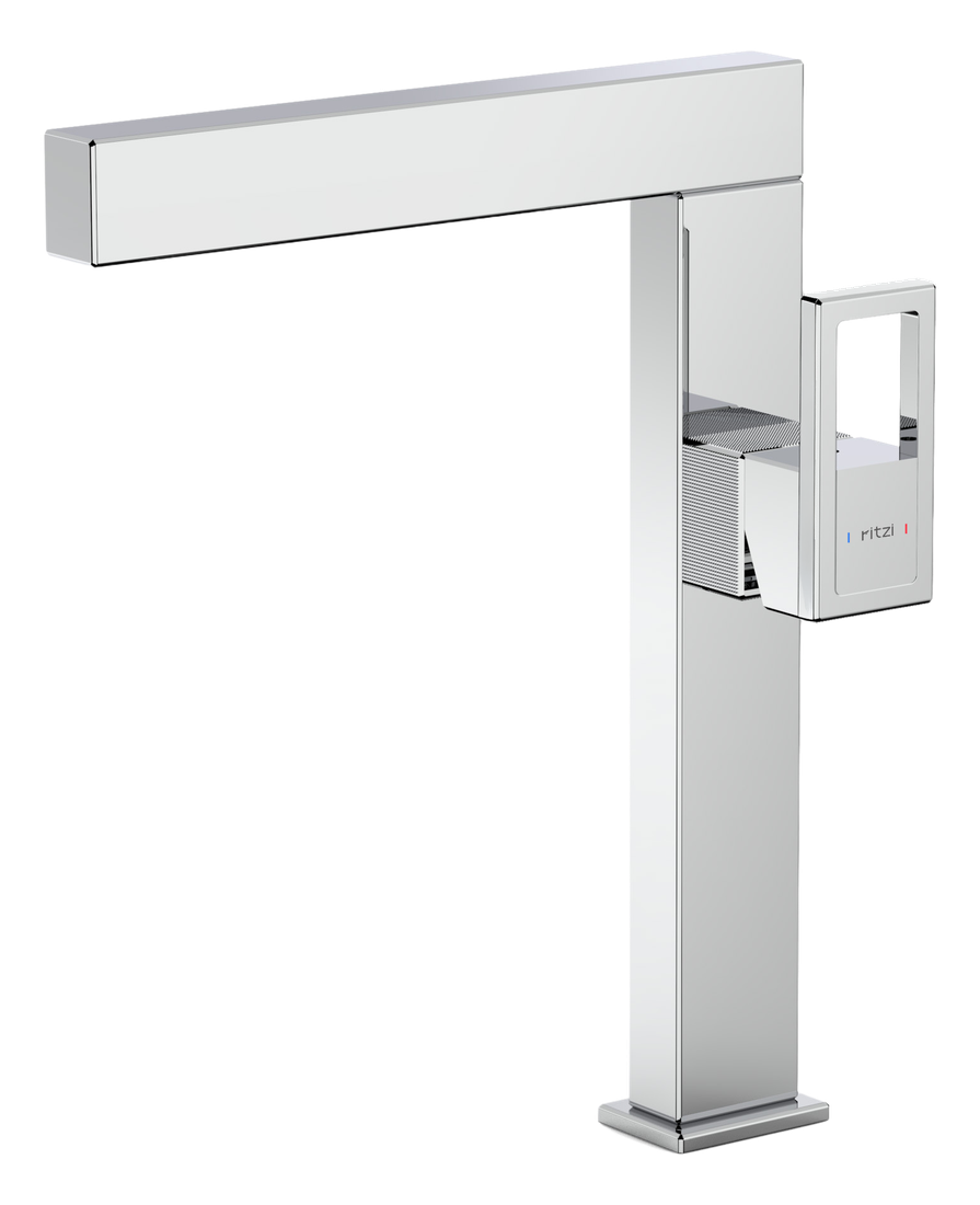 Rizz Single lever High basin mixer — mirror chrome