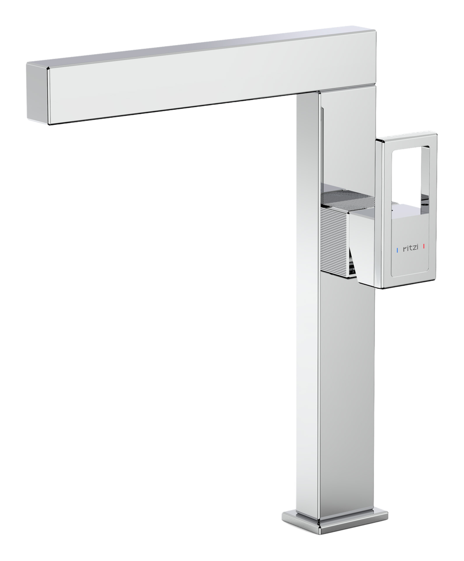 Rizz Single lever High basin mixer — mirror chrome