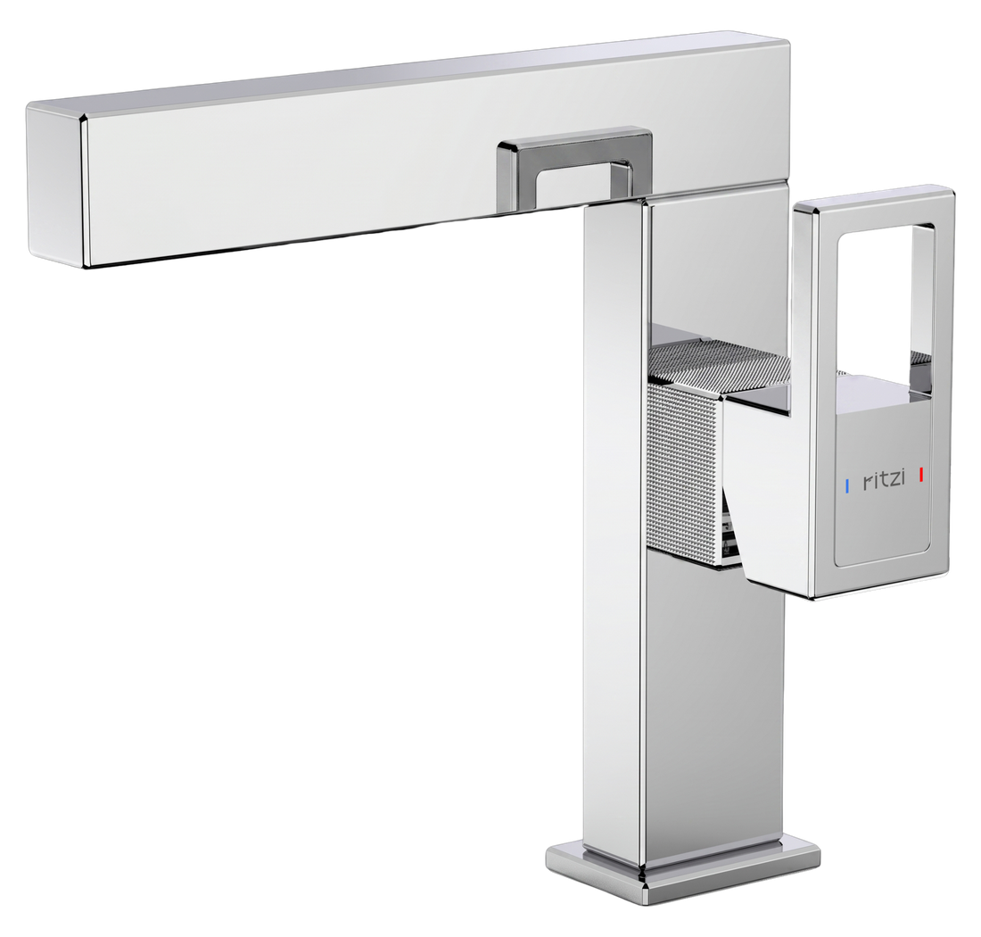 Rizz Single lever basin mixer — mirror chrome