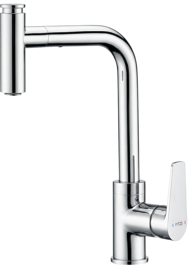 Kitchen Single lever — mirror chrome
